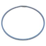 Collana Swarovski Matrix Tennis Blu M - immagine 2
