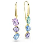 Orecchini Swarovski Gema Pendenti Multicolor - immagine 3