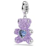 Charm Swarovski Idyllia Orsetto Viola - immagine 2