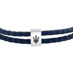 Bracciale Maserati Leather Blu - immagine 3