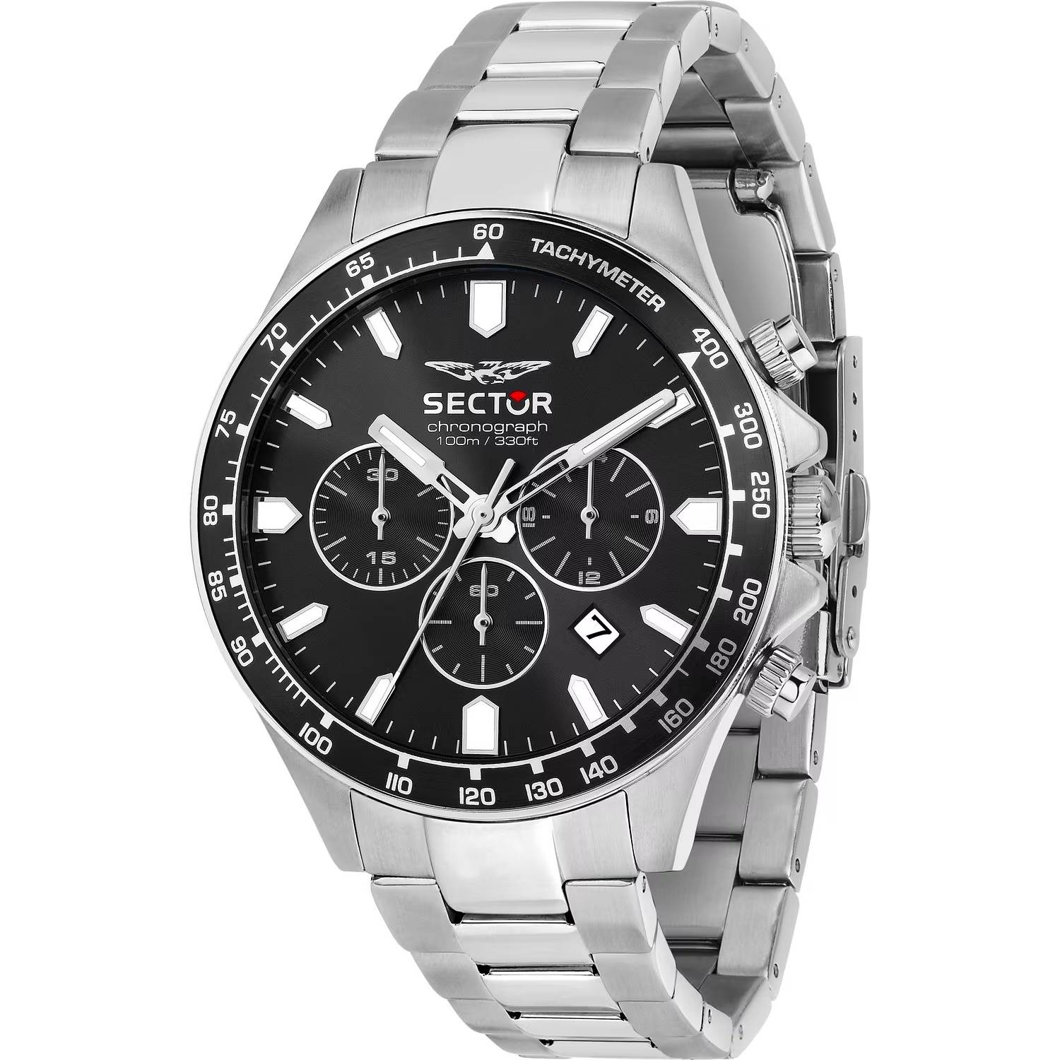 53813 Orologio Sector 230 Cronografo Nero - immagine 1