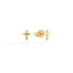 Orecchini Dodo Mini Stud Croce Oro Giallo