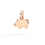 Ciondolo Dodo Maialino Oro Rosa
