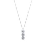 Collana Bliss Meraviglia trilogy oro bianco