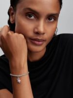 Charm Pendente Fiore Thank you - immagine 4