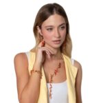 Collana Nivy Lyana Con Rami di Corallo - immagine 2