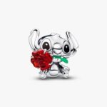 Charm Pandora Disney, Lilo & Stitch, Stitch con la rosa