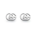 Orecchini Gucci Running GG Oro Bianco