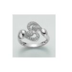 Anello Miluna Oro Bianco e Diamanti