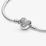 Bracciale Pandora Moments Con Chiusura Cuore Mickey Mouse - immagine 2