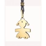 Ciondolo Le bebè I cuccioli Bimba oro Giallo