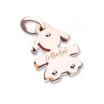 Ciondolo Le Bebè I mini Bimba Oro rosa - immagine 2