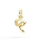 Ciondolo Dodo Serpente Oro Giallo 9kt - immagine 2