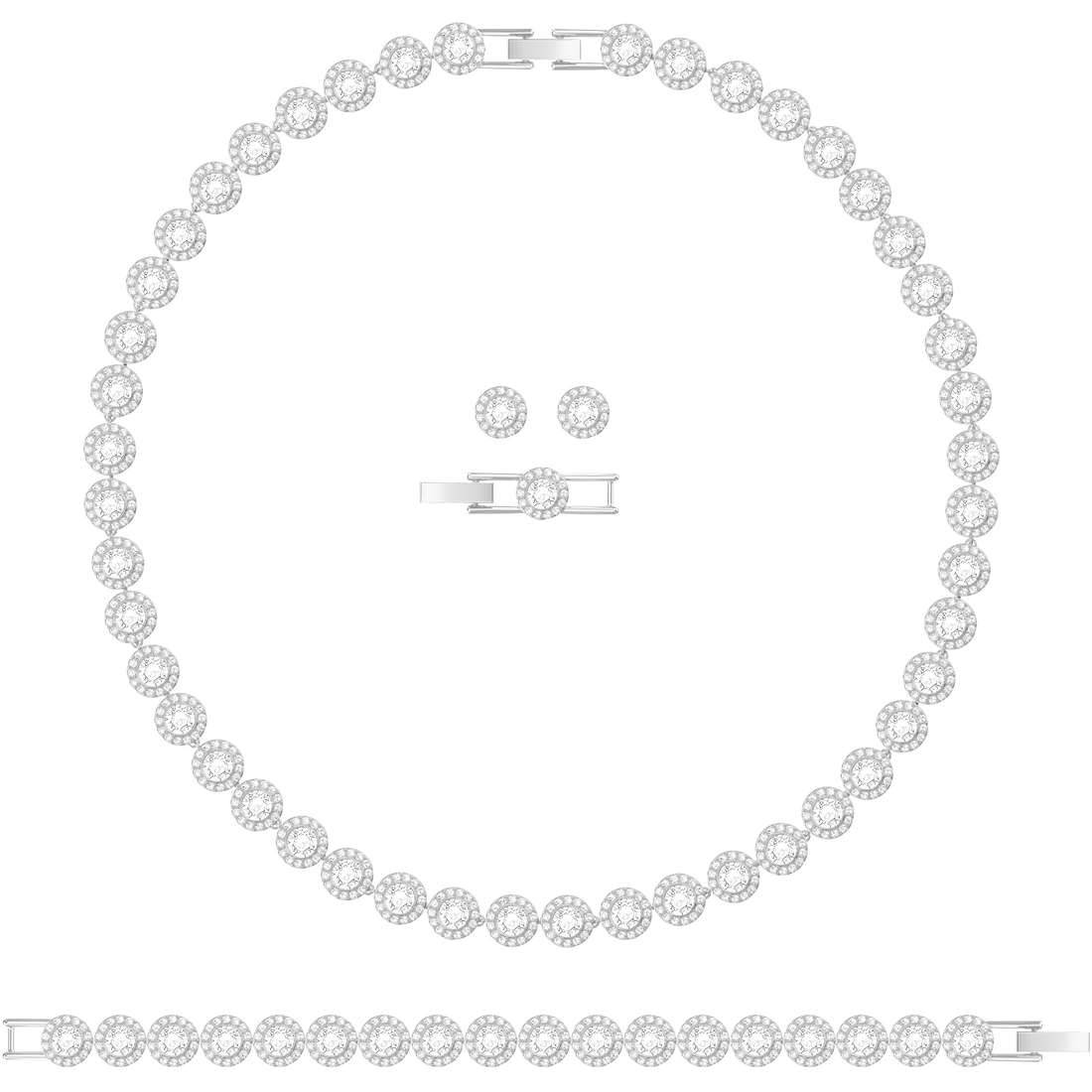 25479 Set Collana, Bracciale e Orecchini Swarovski Angelic - immagine 1