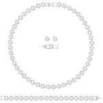 Set Collana, Bracciale e Orecchini Swarovski Angelic - immagine 2