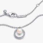 Collana Pandora  con Perla d’Acqua Dolce Coltivata e Pavè