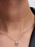 Collana Pandora  con Perla d’Acqua Dolce Coltivata e Pavè - immagine 3