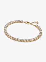 Bracciale Pandora Tennis Con Pietre Grandi Dorato