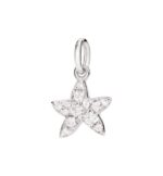 Ciondolo Dodo Stellina Oro Bianco Diamanti