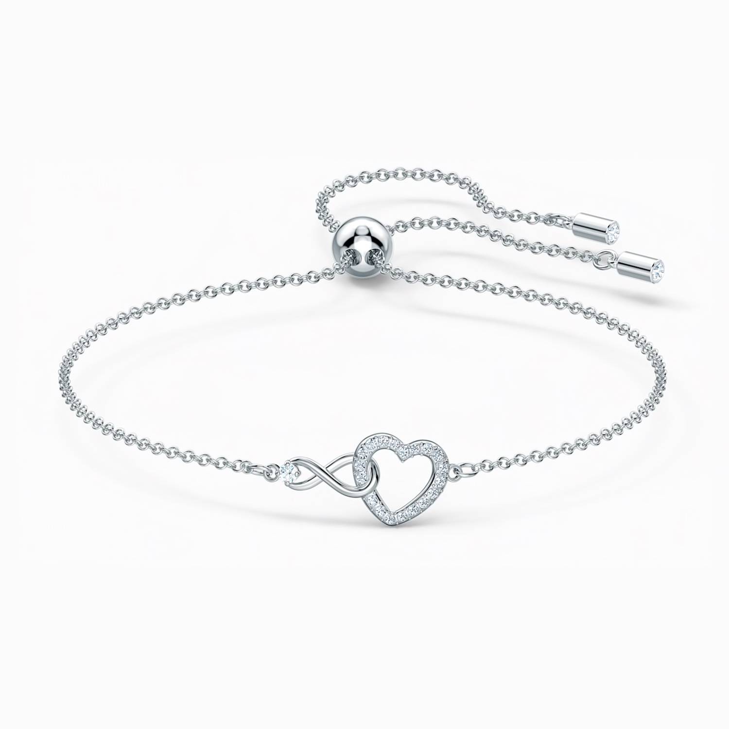 60226 Bracciale Swarovski Infinity Heart - immagine 1
