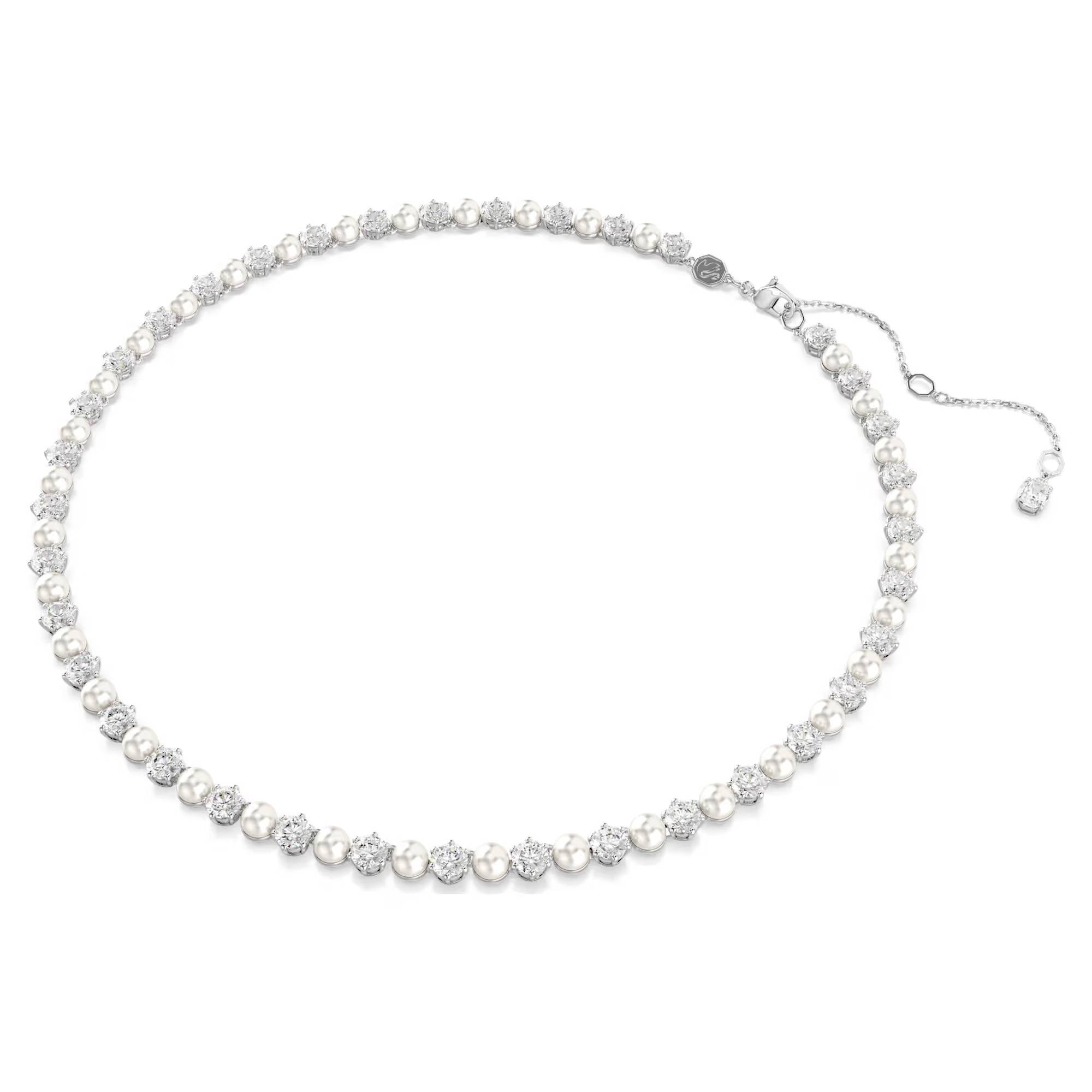 60232 Collana Swarovski Matrix Tennis Perle - immagine 1