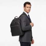 Zaino Montblanc Grain Black Medio 3 scomparti - immagine 4